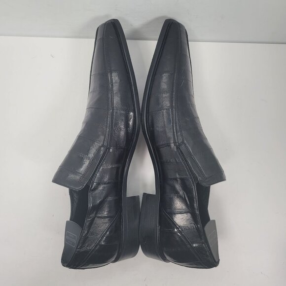 Dino Bigioni Men's Black Leather Loafers 22547 US Size 10 EU 43 Made in Italy - Picture 6 of 9